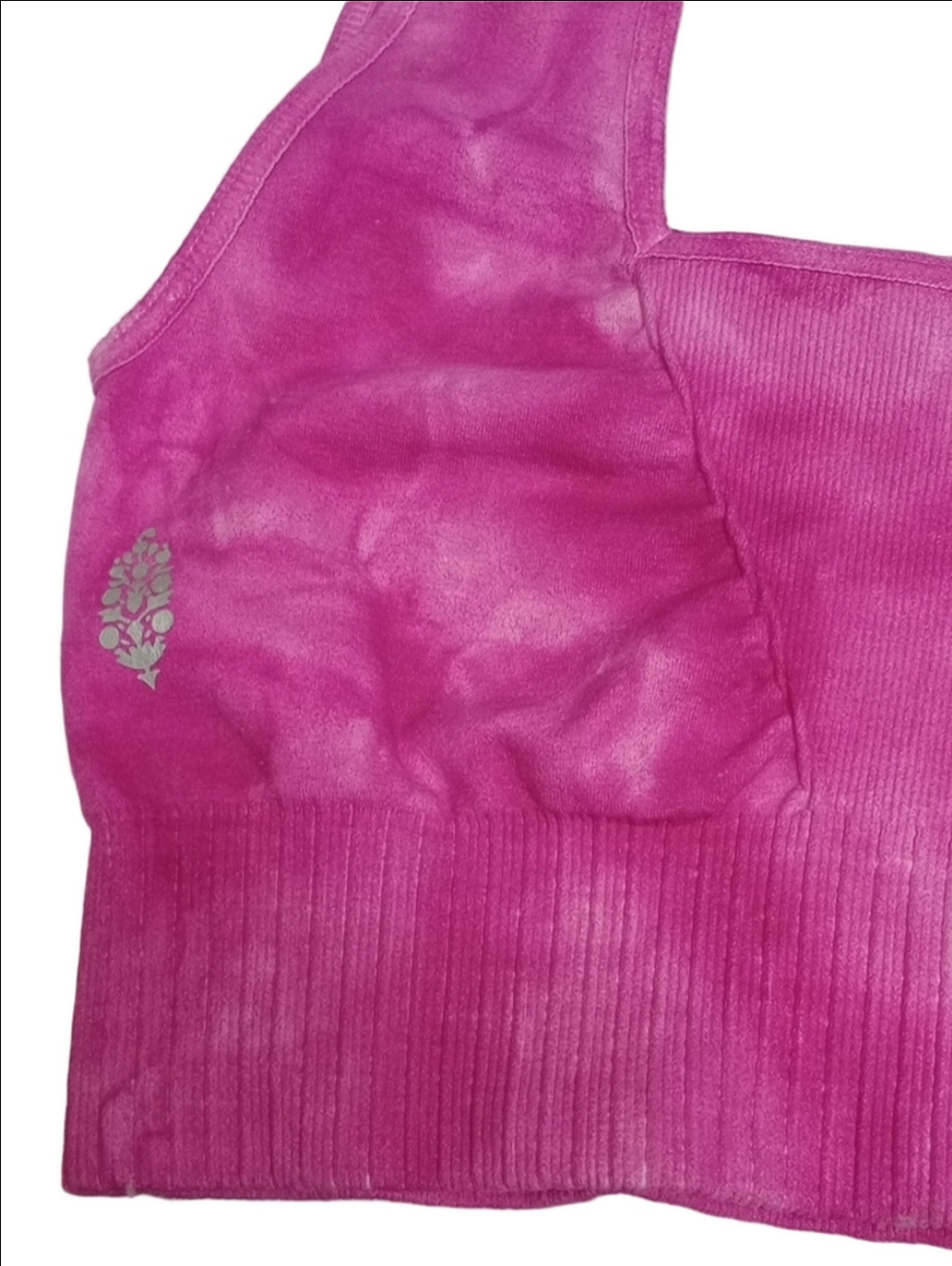 🆕 FREE PEOPLE MOVEMENT "GOOD KARMA" FUCHSIA PINK TIE DYE SPORTS BRA - Picture 4 of 11
